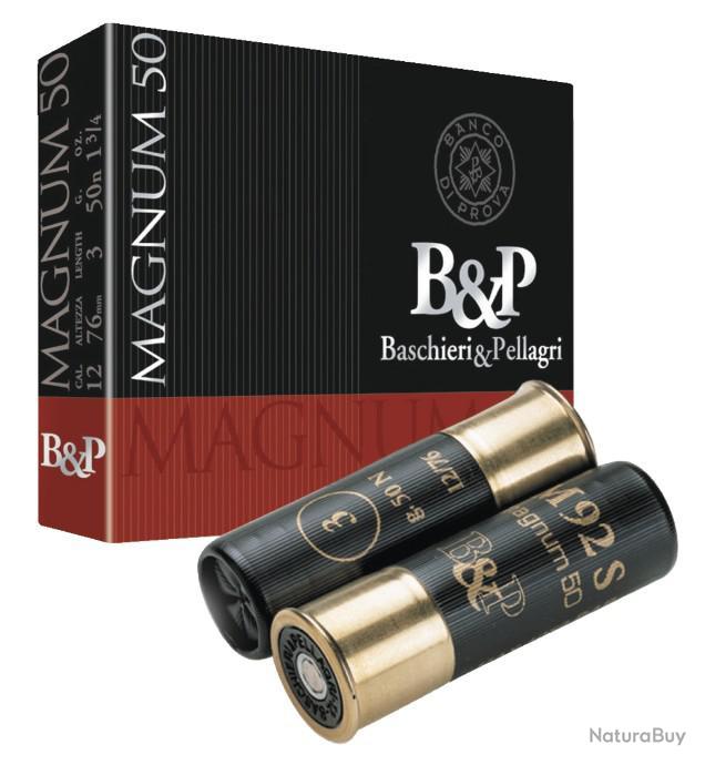 Cartouches B&P MAGNUM 50 Cal 12/76 50gr Dispo En Pb N°0,2,3,4,5,6 Et 7 ...