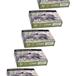 5 X BOITES DE 5 FIER CALIBRE 12/70 CLASSIC LIGHT 24G