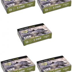 LOT DE 5 BOITES DE 5 FIER CALIBRE 16/67 CLASSIC 23G