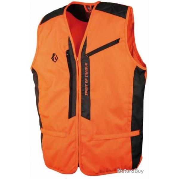 Gilet anti ronce orange Spirit of Traque SOMLYS