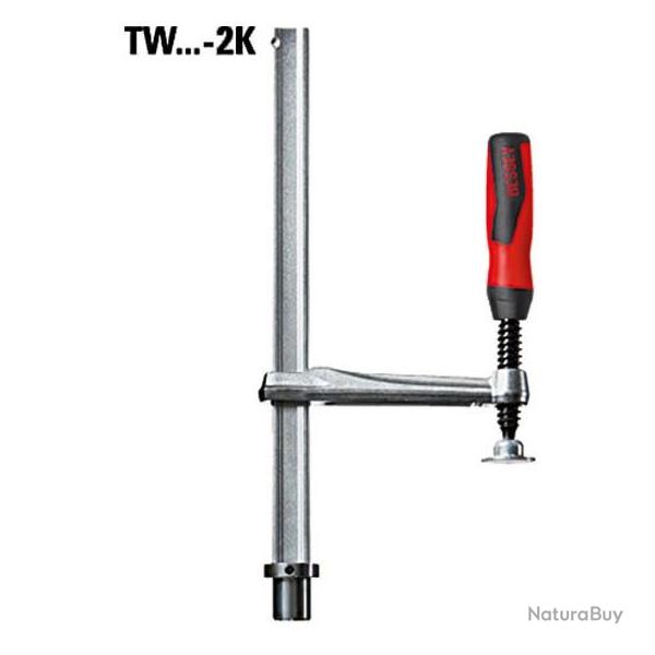Elments de serrage pour tables de soudage TW avec poigne bi-matire 300/120 mm TW28-30-12-2K Besse