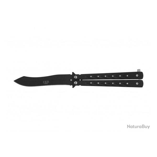 Couteau papillon Joker JKR201 noir lame 10 cm