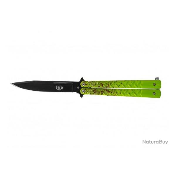Couteau papillon vert Joker JKR451 lame 11 cm