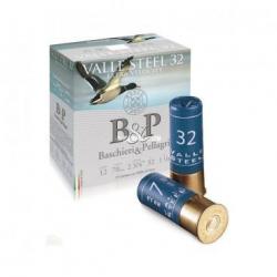 Cartouches B&P Billes D'acier VALLE STEEL 32HV 32G CAL 12/70 DISPO EN ...