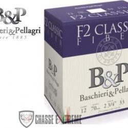 25 Cartouches B&P F2 Classic Fiber 33G Cal 12/70 Pb 4