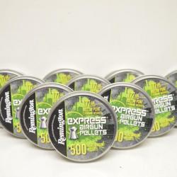 10 boites de 500 plombs remington