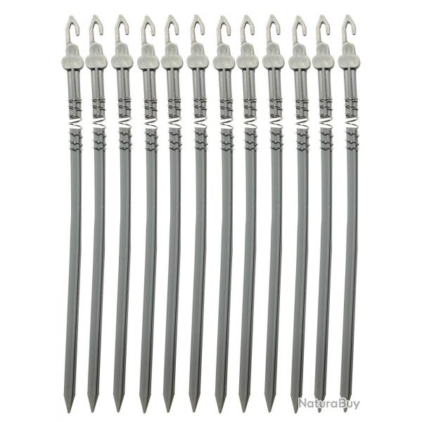 Lot de 12 piquets  ressort pour formes