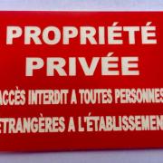 Panneau Propriété Privée - STEPLAND