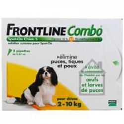 frontline combo pipettes pour chien Chien taille S 6 pipettes