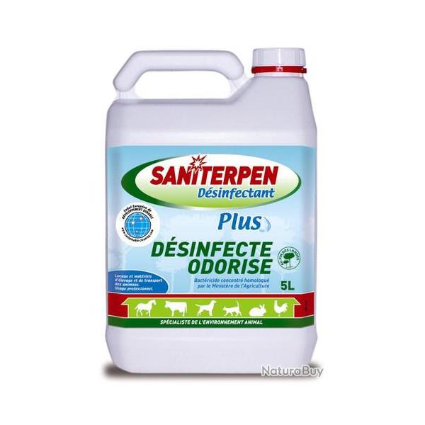 SANITERPEN Dsinfectant PLUS - bidon de 5 litres.