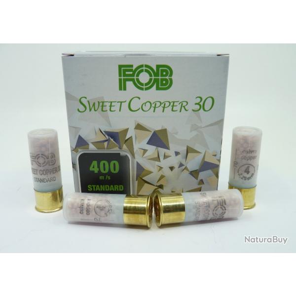 FOB SWEET COPPER STANDARD CAL.12/70 - 30 GR - CULOT DE 16 MM - POUR TOUS FUSILS / 25 CARTOUCHES