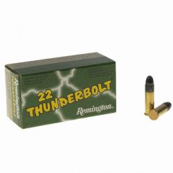 Boite de 50 Balles Remington Calibre 22LR Thunderbolt - Promo Saison