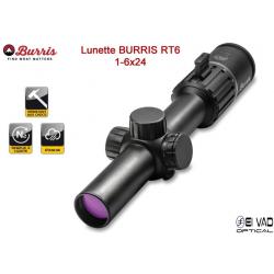 Lunette BURRIS RT6 1-6x24  - Réticule Ballistic AR