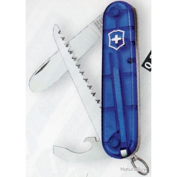  MON PRNOM grav sur MON couteau suisse bleu Bout rond