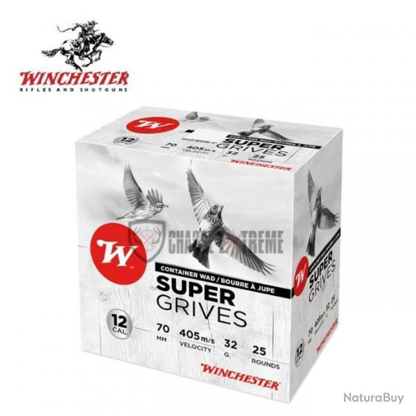 25 Cartouches WINCHESTER Special Migrateur 32g cal 12/70 PB 7.5