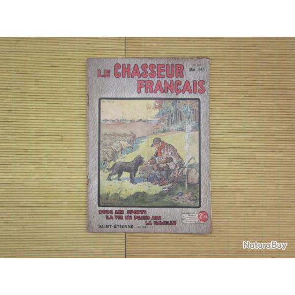 Vintage collection magazine "Le chasseur Franais" n599 de Mai 1940"