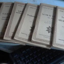 Cahiers du centenaire de l?Algérie  lot de 6 tomes 7,8,9,10,11,12