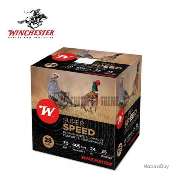 25 Cartouches WINCHESTER Super Speed Gnration 2 24g cal 28/70 Pb 6