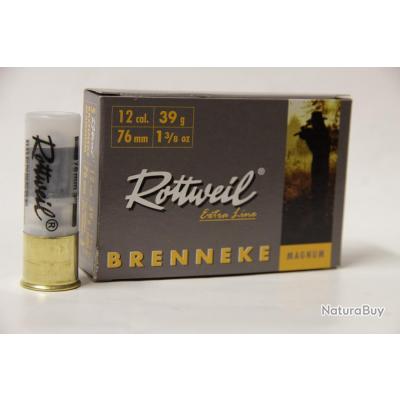 5 Balles Calibre 12/76 Rottweil Brenneke Magnum ...