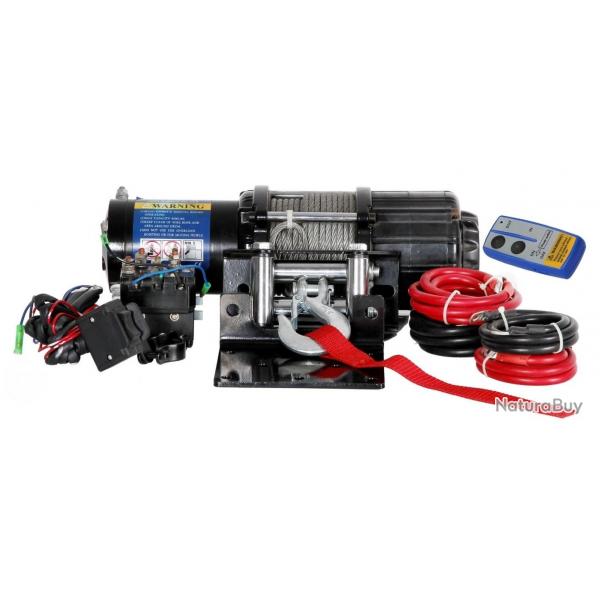Treuil  cble 12 V, cble acier 3150 kg