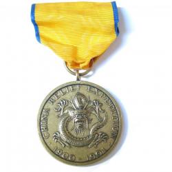 Médaille China relief expédition 1900 1901 Réf co8