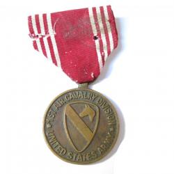 Médaille The first team 1 st cavalry division US Vietnam réf co8