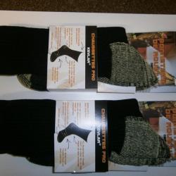 2 paires de chaussette inusable renforcée Kevlar neuves taille 39 à 48 .
