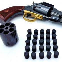 12 Ogives Wadcutter Flex tir réduit calibre 36 poudre noire