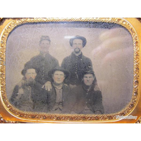 Ferrotype amricain dans son coffret UNION Old West Collector N2