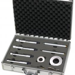 Ensemble de 4 micromètres d'intérieur à trois points 50-63 mm 62-75 mm 75-88 mm et 87-100 mm L
