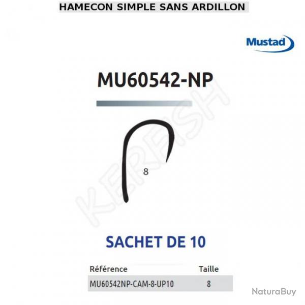 HAMECON SIMPLE SANS ARDILLON MU60542-NP MUSTAD