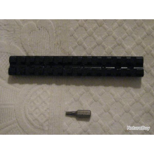 Rail fixe pour carabine remington 742