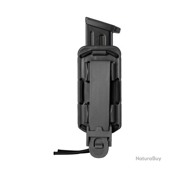 Porte-Chargeur Simple VEGA Bungy pour Pistolet Automatique Noir