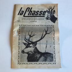 LA CHASSE n° 9 septembre 1963 - Revue cynegetique & canine