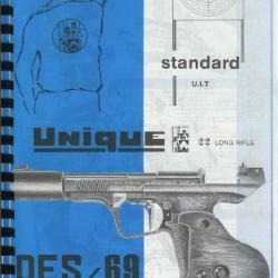 Notice Pistolet UNIQUE DES 69 en 22lr en PdF