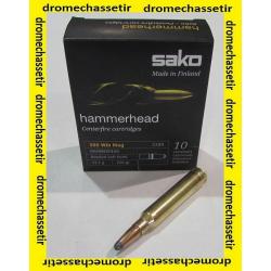 1 boite neuve de 10 cartouches  de calibre 300 Win Mag,  Sako  Hammerhead 220 grains