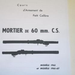 MANUEL SUR MORTIER  60   MM  CS - NOTICE PDF