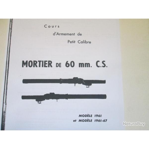 MANUEL SUR MORTIER  60   MM  CS - NOTICE PDF