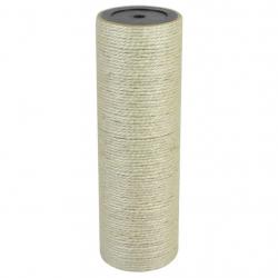 Arbre à chat griffoir grattoir niche jouet animaux peluché 8 x 25 cm 8 mm beige 3702054