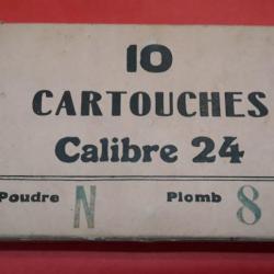 CARTOUCHES EN CARTON DE COLLECTION  CAL24 N°6