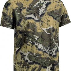 T Shirt Desolve Veil Couleur Motif camouflage