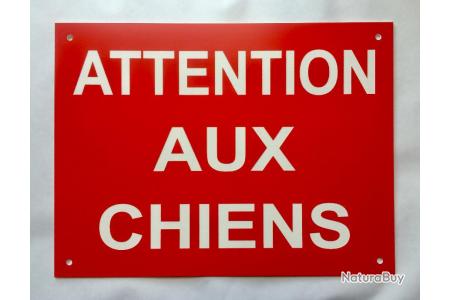 Panneau Attention au Chien 02 sur www.