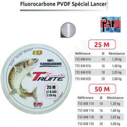 NYLON Fluorocarbone Truite Innovation PAN 0.20 mm 25 m