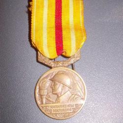 médaille sapeurs pompiers du pas de calais modéle bronze