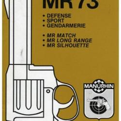 Notice en Français revolver MANURHIN MR73