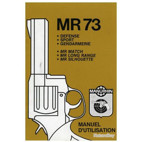 Notice en Franais revolver MANURHIN MR73