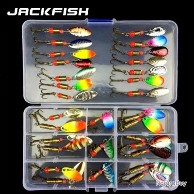Lot De 14 Leurres De Pêche Métal Plombé HENGJIA – 14g à 40g – Mer Et Rivière