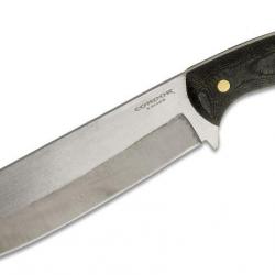 Couteau Bowie Condor Plan A Acier Carbone 1075 Manche Micarta Etui kydex El Salvador CTK2823898HC