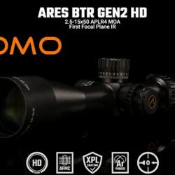 lunette athlon ARES BTR gen II 2.5-15x50 MIL ffp