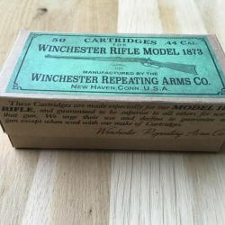 Boite DECO Carabine Winchester 1873 munitions calibre 44 Action levier Cartridges Old West Western